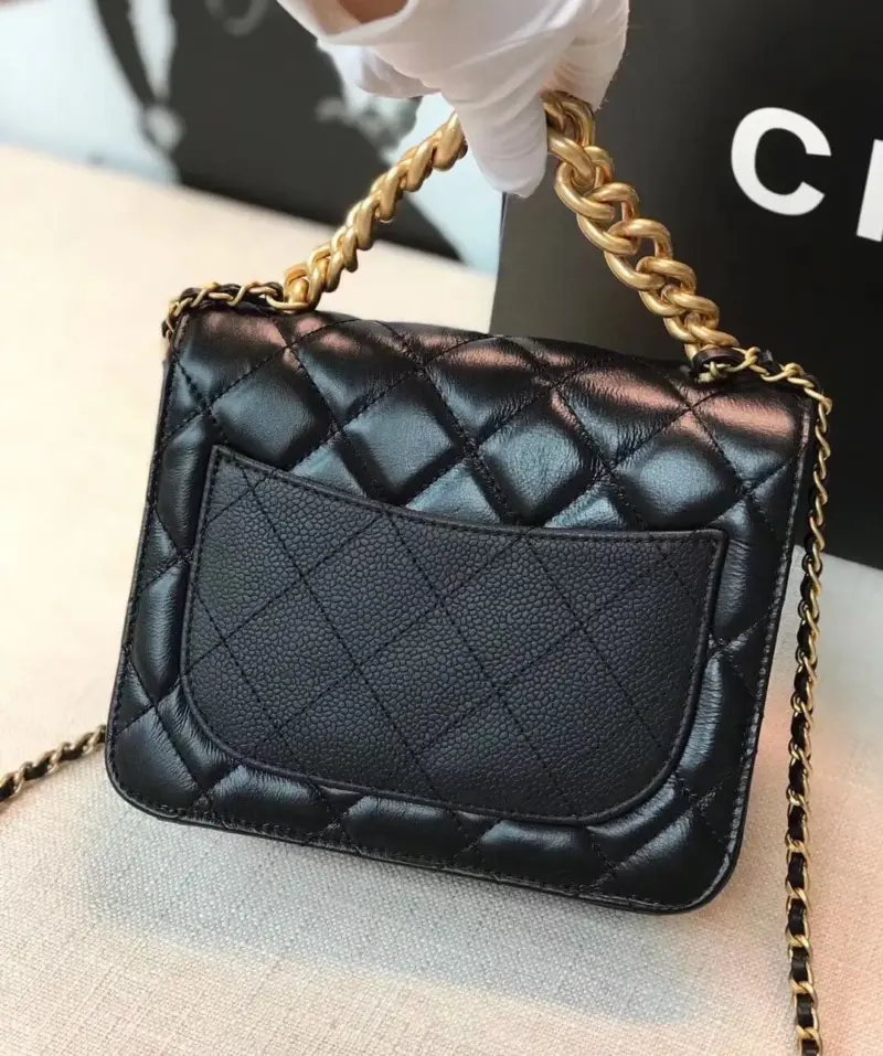 Classic-Quilted-Small-Flap-Shoulder-Bag-with-Chain-AS0784-Black-Classic-Quilted-Small-Flap-Shoulder-Bag-with-Chain-AS0784-Black-3.webp
