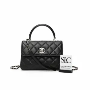 Classic Quilted Small Top Handle Flap Shoulder Bag 25453