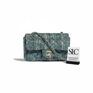 Classic Quilted Tweed Mini Flap Shoulder Bag A69900