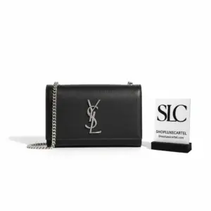 Classic Small Kate Chain Shoulder Bag in Grained Leather 469390