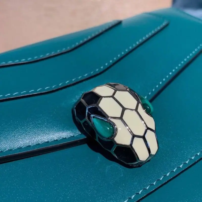 Classic-Snake-Head-Clasp-Flap-Crossbody-Bag-288715-Green-Classic-Snake-Head-Clasp-Flap-Crossbody-Bag-288715-Green-2.webp