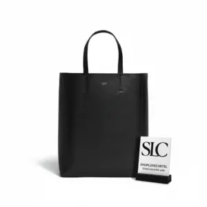 Classic Style Small Cabas Tote in Grained Calfskin 189813