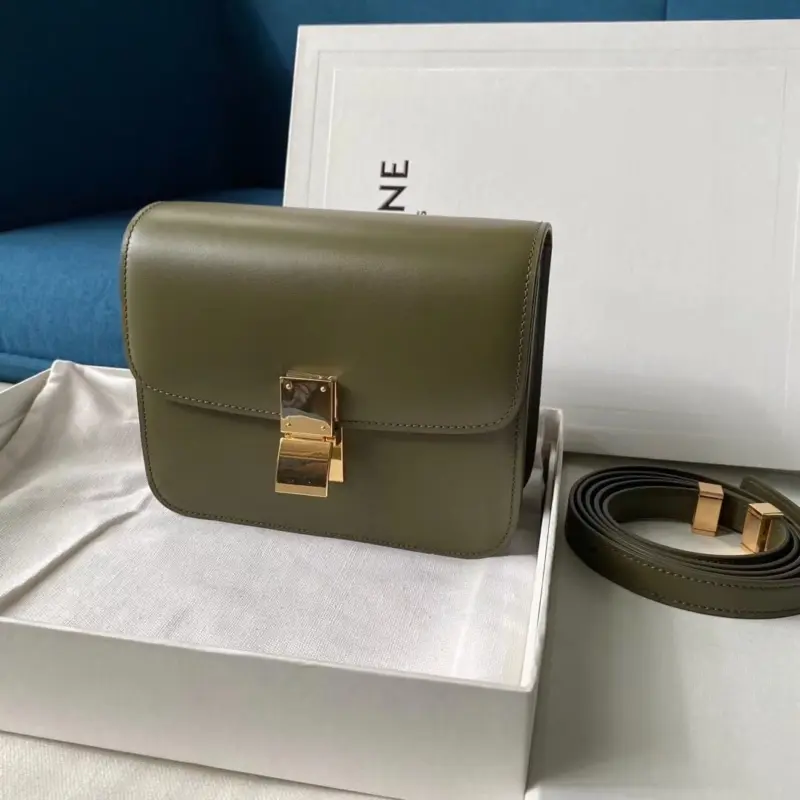 Classic-Teen-Box-Style-Shoulder-Bag-in-Smooth-Calfskin-192523-Army-Green-Classic-Teen-Box-Style-Shoulder-Bag-in-Smooth-Calfskin-192523-Army-Green-1.webp