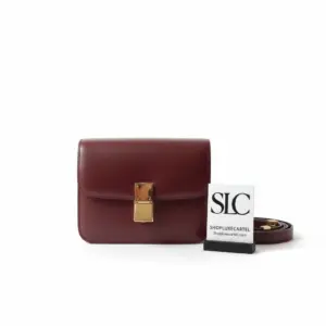 Classic Teen Box Style Shoulder Bag in Smooth Calfskin 192523
