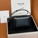 Classic-Teen-Triomphe-Shoulder-Bag-In-Shiny-Calfskin-188423-Black-Classic-Teen-Triomphe-Shoulder-Bag-In-Shiny-Calfskin-188423-Black-9.webp