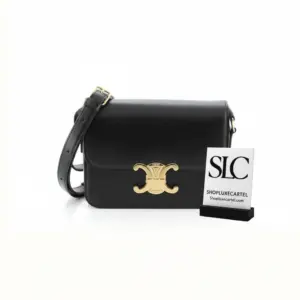 Classic Teen Triomphe Shoulder Bag In Shiny Calfskin 188423