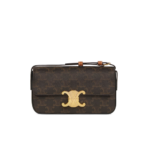 Classic-Triomphe-Monogram-Print-Shoulder-Bag-with-Calfskin-194142-Tan-Classic-Triomphe-Monogram-Print-Shoulder-Bag-with-Calfskin-194142-Tan-1.webp