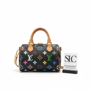 Colorful Monogram Print Mano Speedy Top Handle Bag M92644 M92645