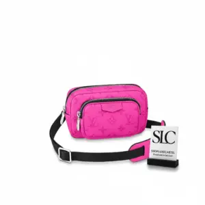 Compact Outdoor Crossbody Pouch in Rosy Pink M30781