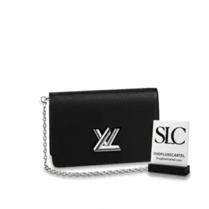 Convertible Epi Leather Twist Lock Chain Belt Bag M68559 M68560