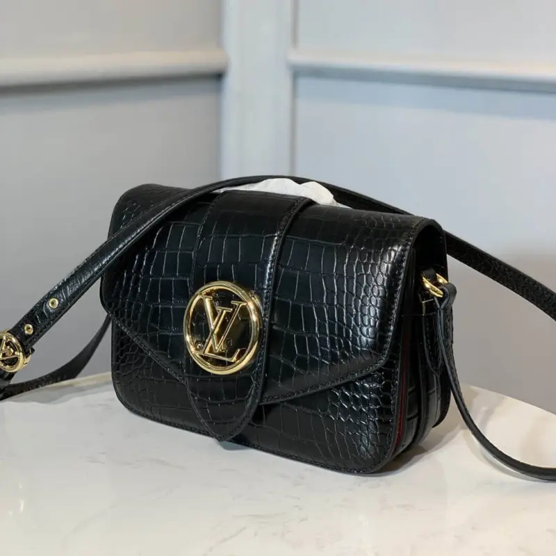 Croc-Effect-Pont-9-Leather-Flap-Shoulder-Bag-M55950-Black-Croc-Effect-Pont-9-Leather-Flap-Shoulder-Bag-M55950-Black-2.webp