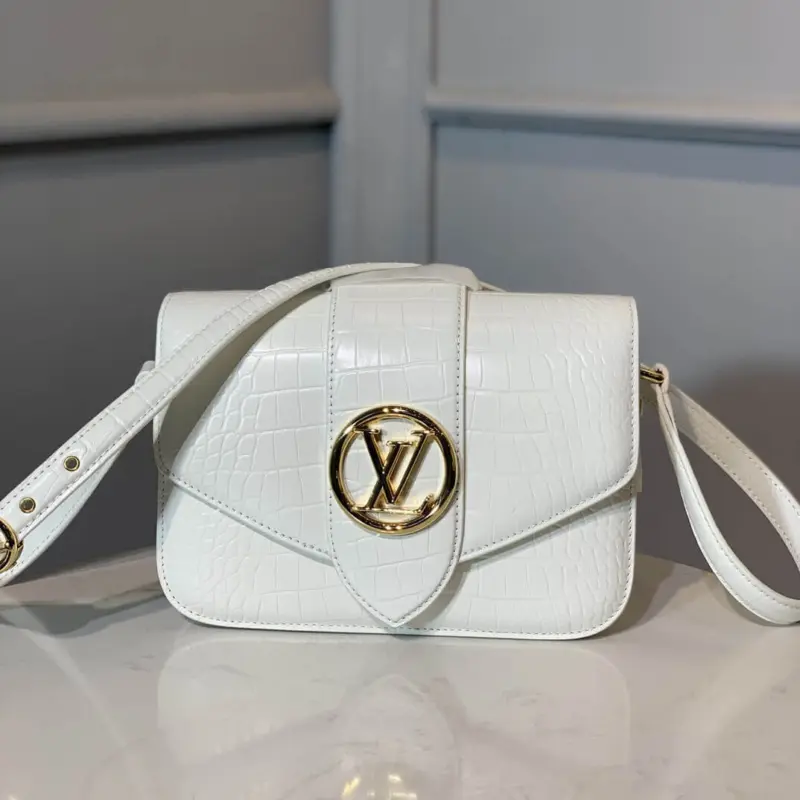 Croc-Effect-Pont-9-Leather-Flap-Shoulder-Bag-M55950-White-Croc-Effect-Pont-9-Leather-Flap-Shoulder-Bag-M55950-White-2.webp
