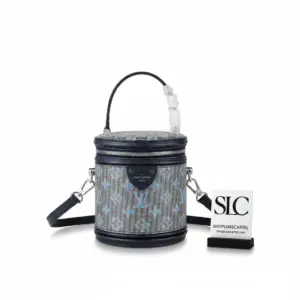 Cylindrical Vanity Case with Monogram Pop Print Bag M55455