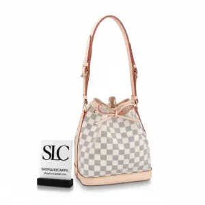 Damier Azur Canvas Drawstring Noe BB Bucket Bag N41220
