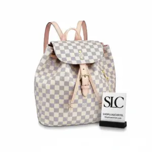 Damier Azur Canvas Sperone Travel Backpack for Women N41578