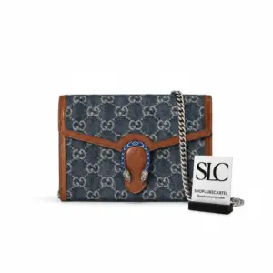 Denim Dionysus Mini Chain Crossbody Shoulder Bag 401231