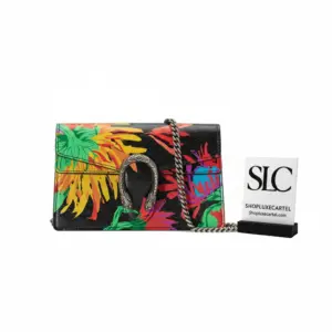 Dionysus Floral Print Super Mini Crossbody Bag Black 476432