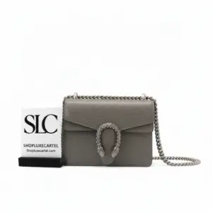 Dionysus GG Print Leather Mini Chain Shoulder Bag 421970
