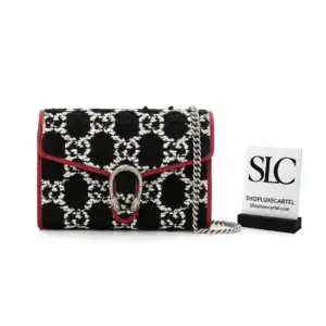 Dionysus GG Supreme Tweed Chain Mini Crossbody Bag 401231