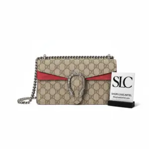 Dionysus Monogram Coated Canvas Small Shoulder Bag 499623
