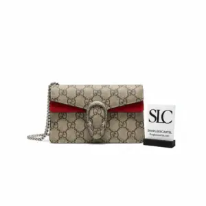 Dionysus Monogram Print Super Mini Crossbody Chain Bag 476432