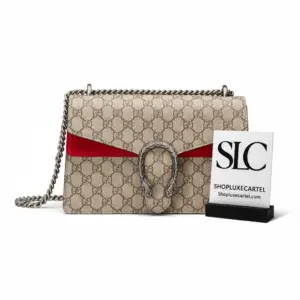Dionysus Small Shoulder Bag in Classic Monogram Print 400249