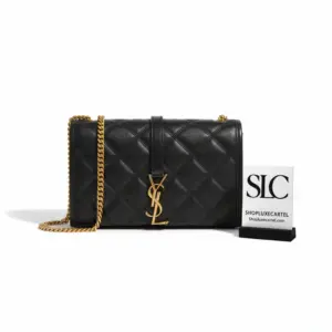 Double-Zip Quilted Lambskin Wallet on a Chain Bag 585031