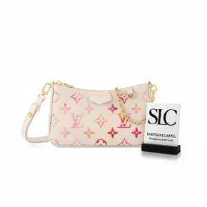 Easy Pouch On Strap in Sunrise Aquarelle Print M83448