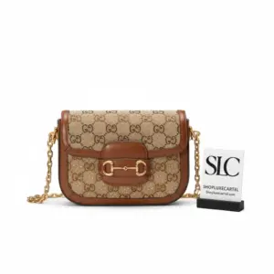 Elegant Crystal Embellished Horsebit 1955 Mini Shoulder Bag 675801