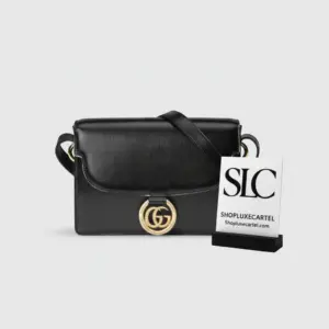 Elegant Dome-Shaped Calfskin Leather Shoulder Bag 589474