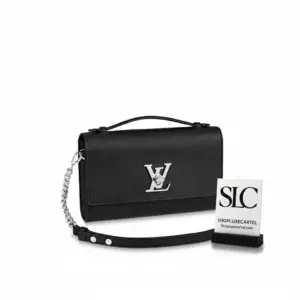 Elegant Leather Flap Lock Clutch Shoulder Bag M56087 M56088 M56136