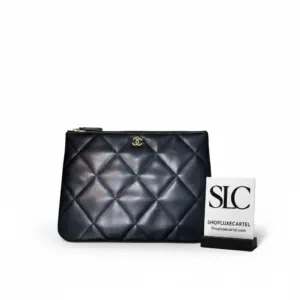 Elegant Quilted Chain Strap Evening Clutch Handbag 86088