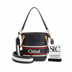 Elegant Roy Mini Smooth Leather Drawstring Bucket Bag 3S508