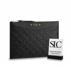 Embossed Monogram Leather Everyday Clutch Pouch M62937