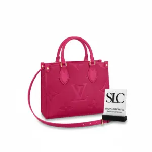 Embossed Monogram Leather Onthego PM Tote Bag M45660