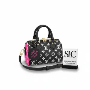 Embossed Monogram Leather Speedy 20 Boston Crossbody Bag M46118 M46088