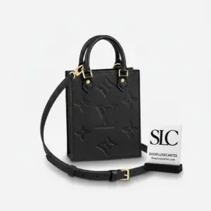 Embossed Monogram Petit Sac Plat Mini Tote Bag M81417