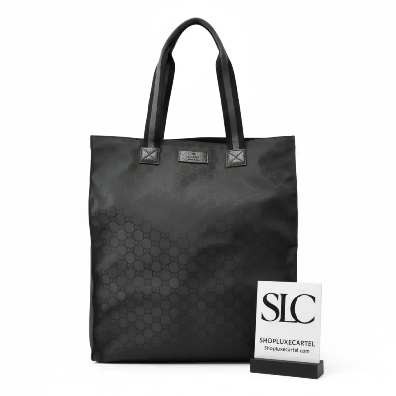 Embossed-Monogram-Print-Black-Nylon-Tall-Tote-Bag-449177-1.webp