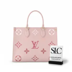 Embossed Monogram Print OnTheGo Medium Tote Bag M46542