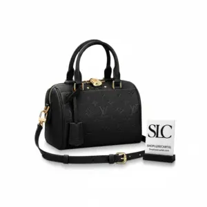 Embossed Monogram Speedy Bandouliere 20 Crossbody Boston Bag M42394