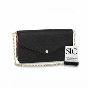 Envelope Style Pochette Clutch with Detachable Chain Strap M80679