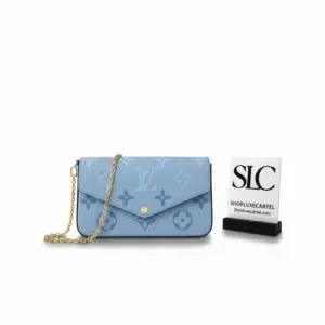 Envelope Style Pochette with Crossbody Chain Strap M80489