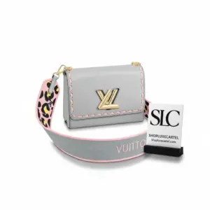 Epi Leather Twist Front Flap Shoulder Bag MM M58606