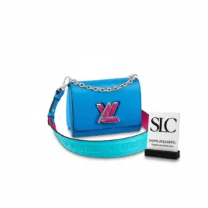 Epi Leather Twist Lock Crossbody Shoulder Handbag PM M57669