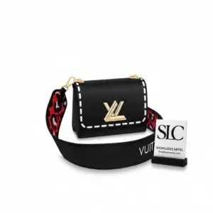 Epi Leather Twist Lock PM Shoulder Chain Bag M58723