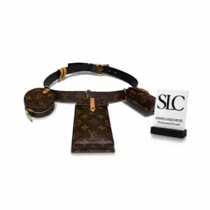 Fashion Monogram Daily Multi Pocket Waist Belt M0236U