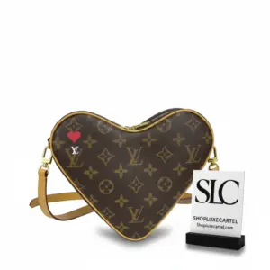 Game On Cœur Heart-Shaped Monogram Print Crossbody Bag M57456