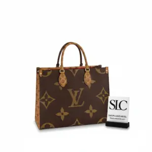 Giant Monogram Print Onthego MM Shoulder Tote Bag M45039