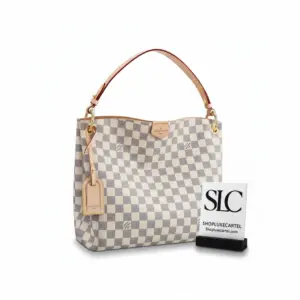 Graceful PM Shoulder Bag in Classic Checkered Canvas N42248