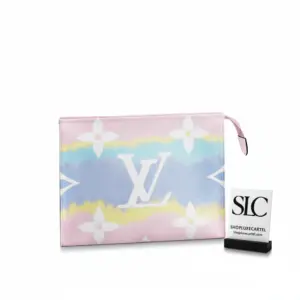 Gradient Print Toiletry Pouch 26 Cosmetic Travel Case M69136 M69137